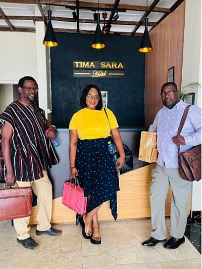 Volunteers after work