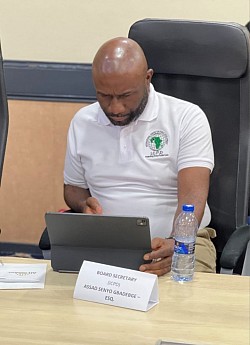 Board Secretary, Assad S. Gbadegbe- Esq.