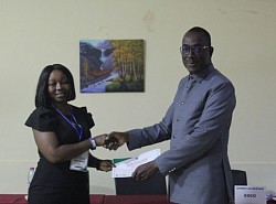 Certificate Presentation by GRA Head