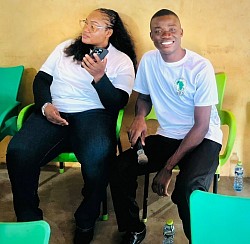 Nanayaa & Elisha of I.C.P.D. - Organizers of the Program